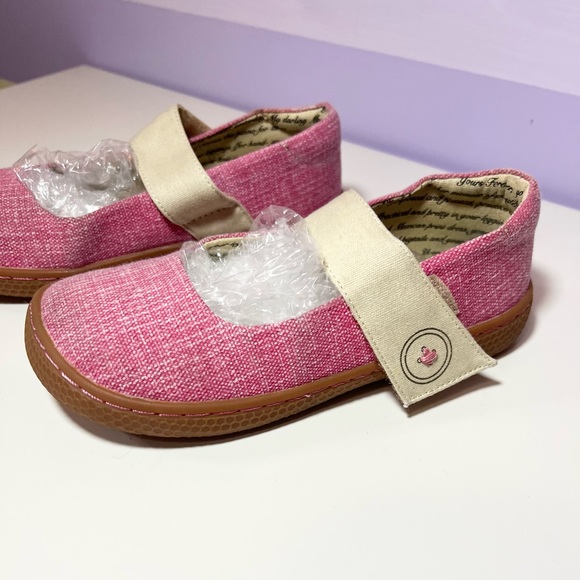 Livie and Luca Pink canvas Mary janes size 1 - Picture 7 of 7
